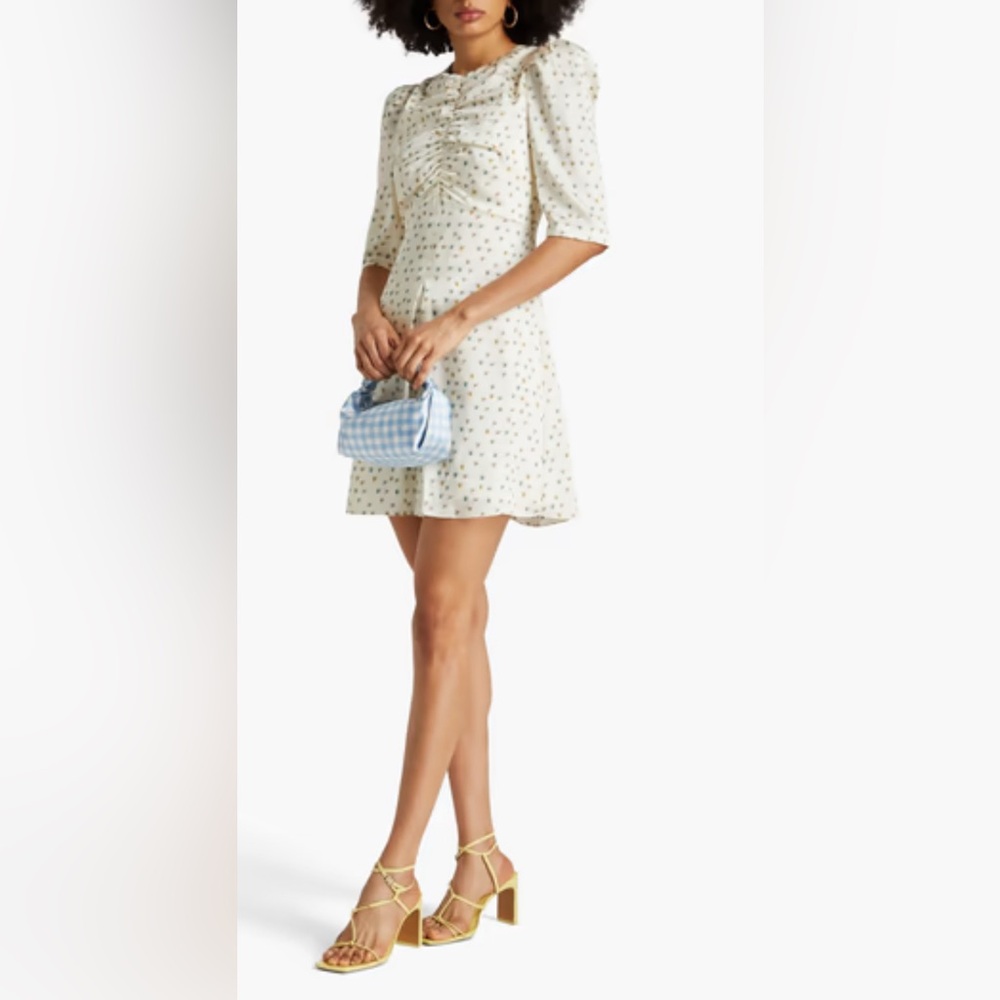 Sandro NWT Aquarelle fruit-print minidress - Picture 2 of 16